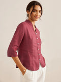 Amelia - Camisa de lino Favorecedora