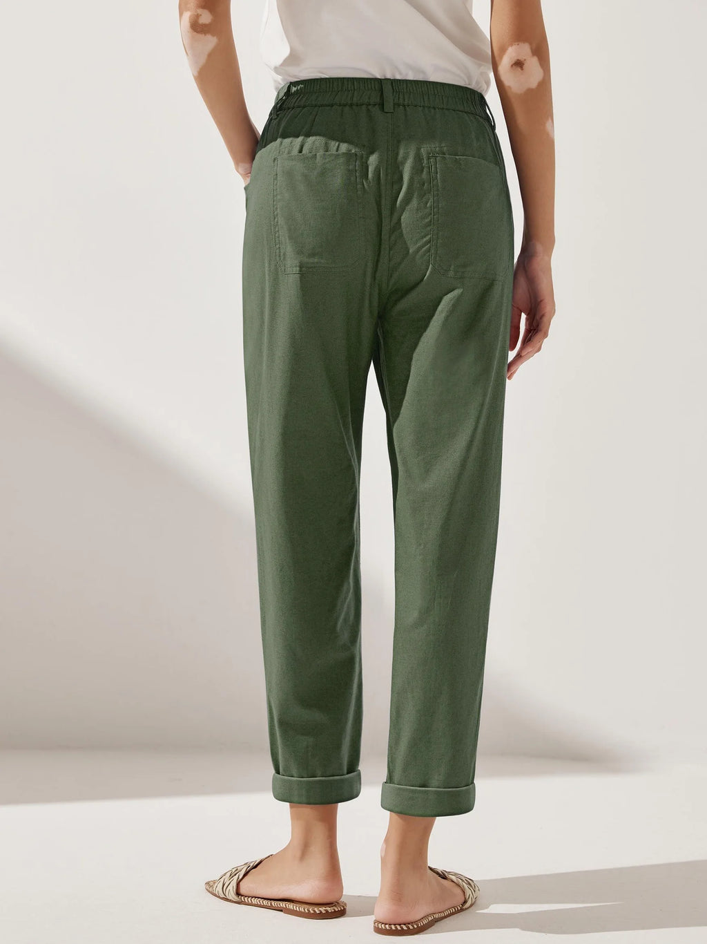 Heidi - Pantalones de Lino Favorecedores
