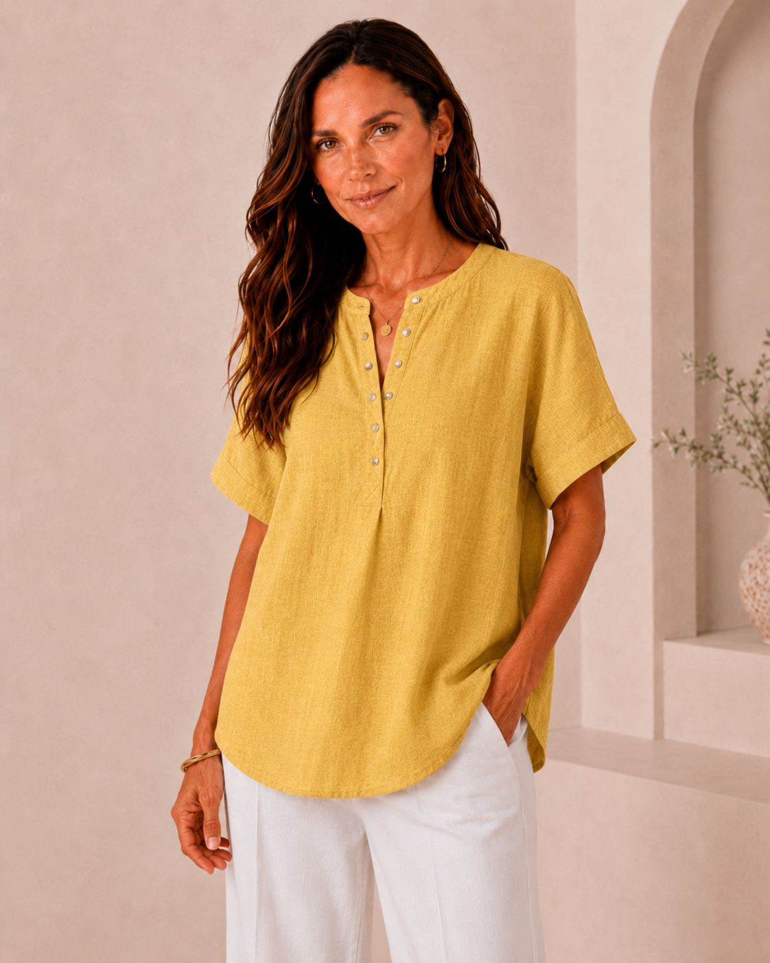 Alejandra - Blusa Favorecedora Versátil