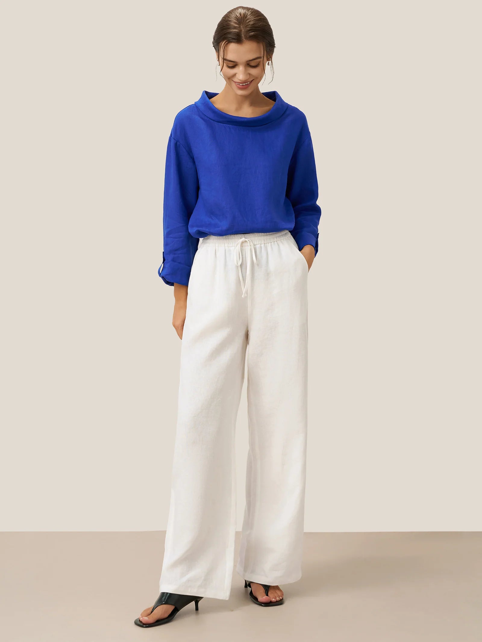 Lyon - Pantalones de Lino 100% favorecedores