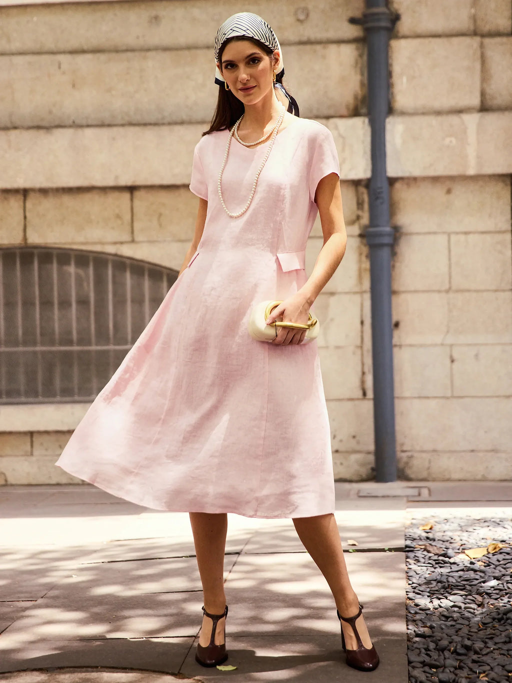 Alexa - Vestido de verano con escote en V