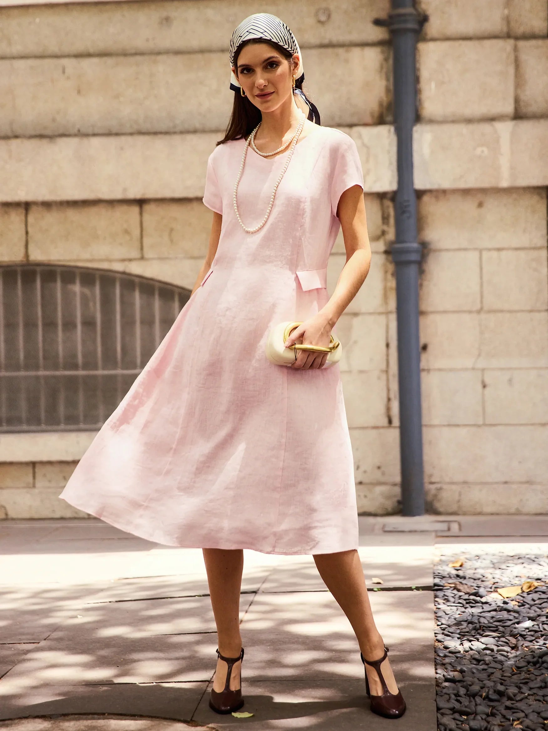 Alexa - Vestido de verano con escote en V