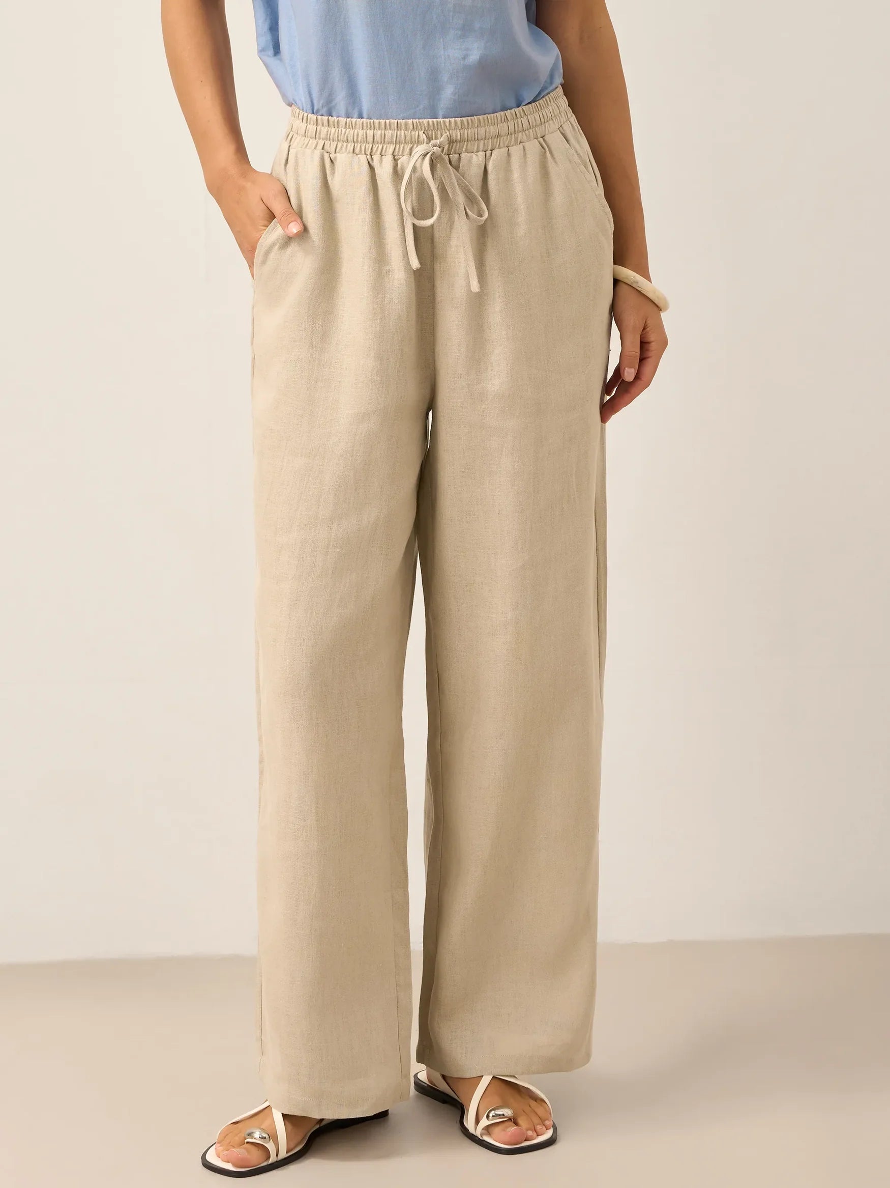 Lyon - Pantalones de Lino 100% favorecedores