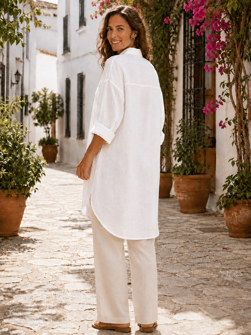 Alba - Camisa Holgada Favorecedora