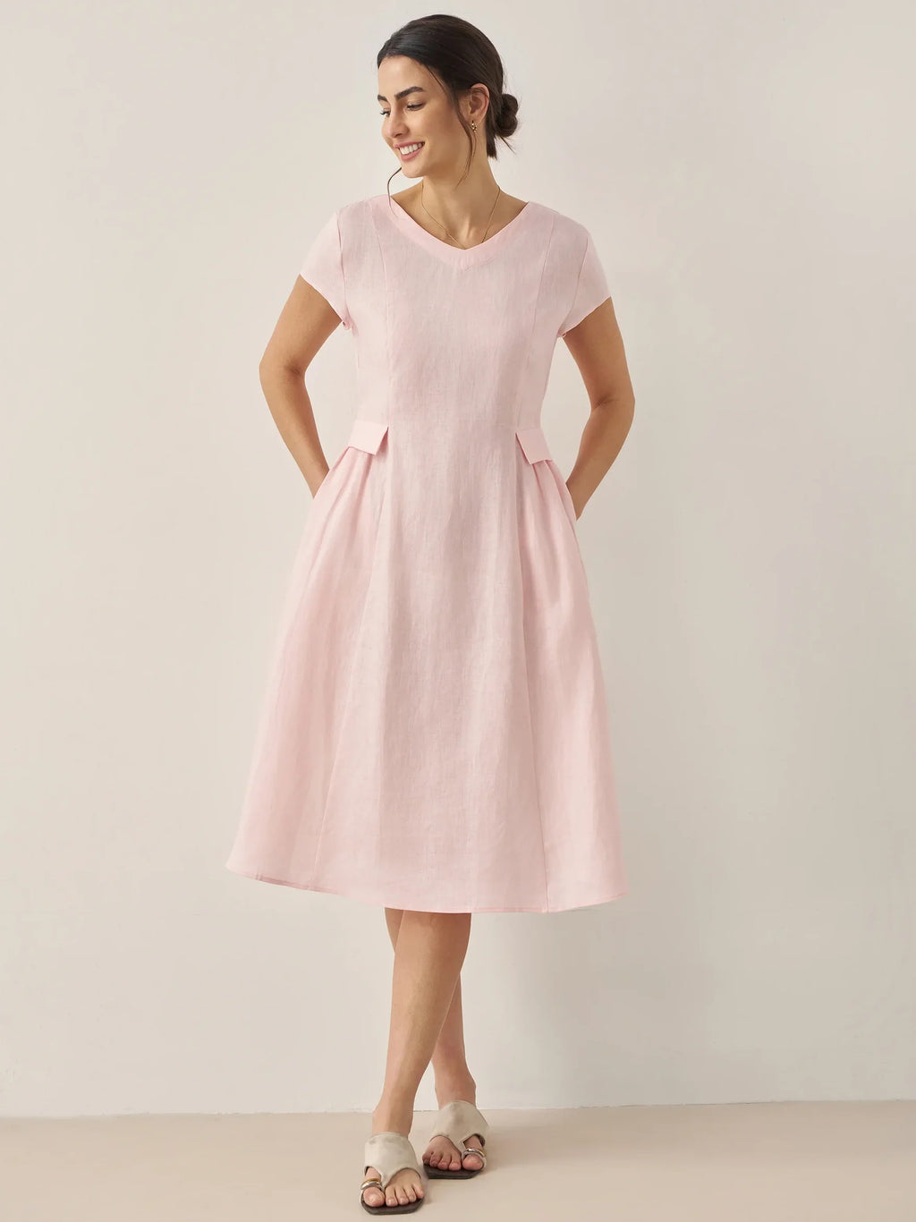 Alexa - Vestido de verano con escote en V