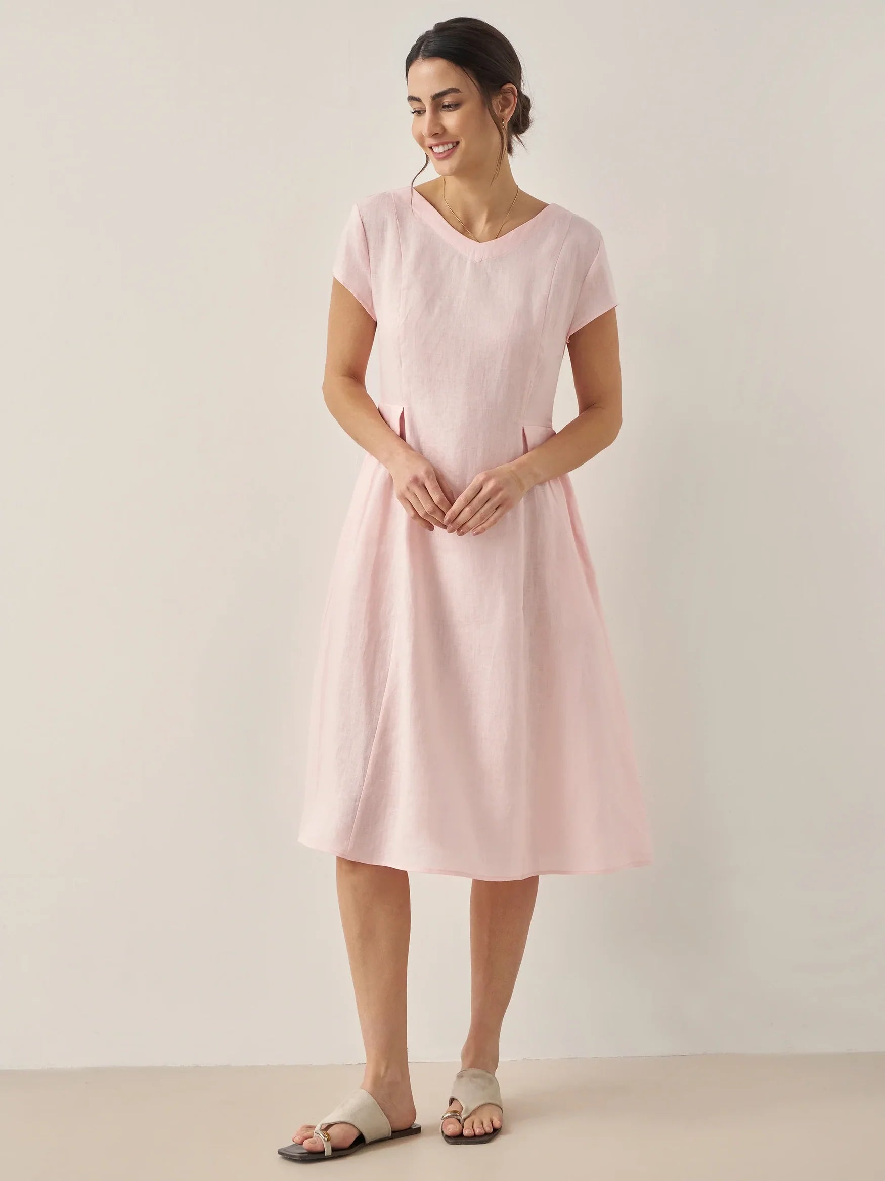 Alexa - Vestido de verano con escote en V
