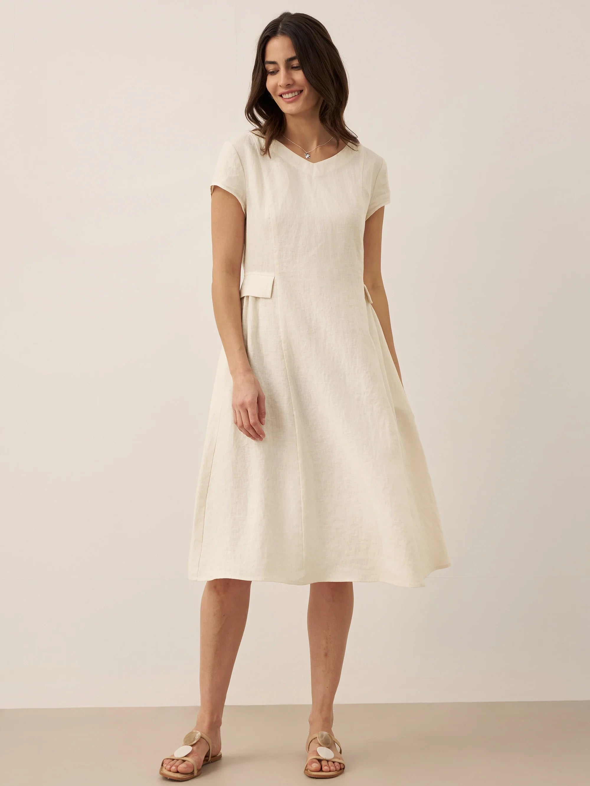 Alexa - Vestido de verano con escote en V