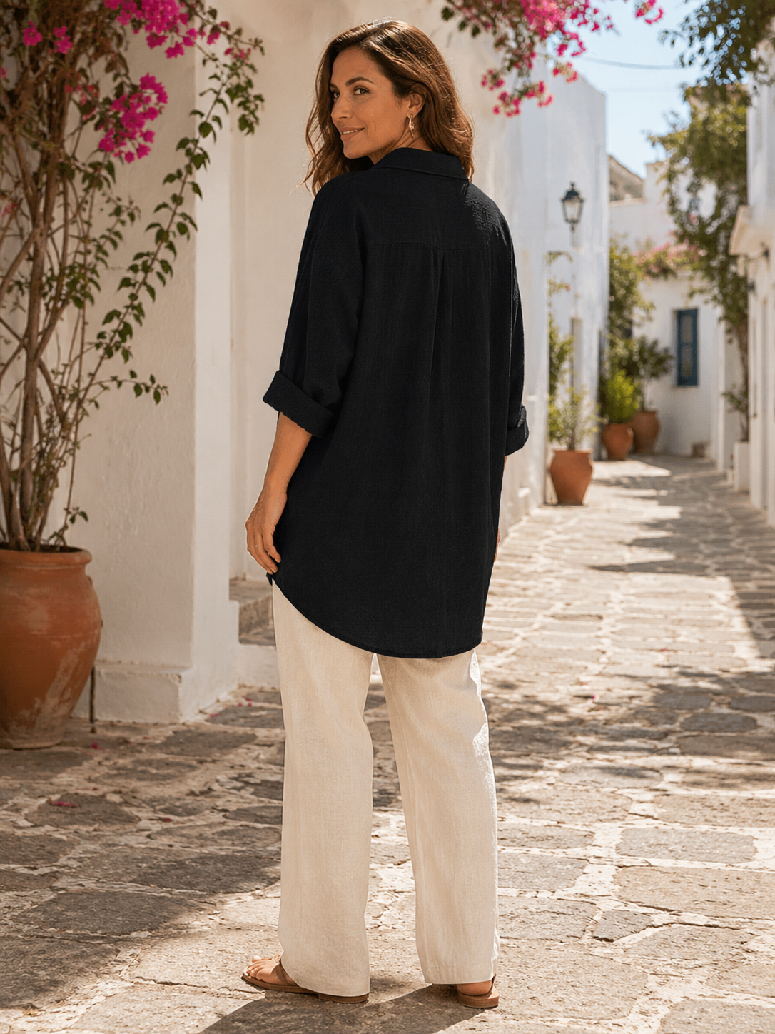 Alba - Camisa Holgada Favorecedora