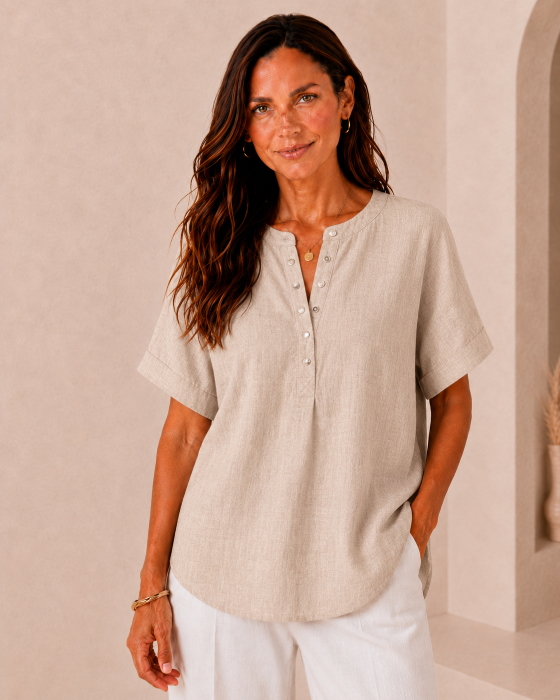 Alejandra - Blusa Favorecedora Versátil