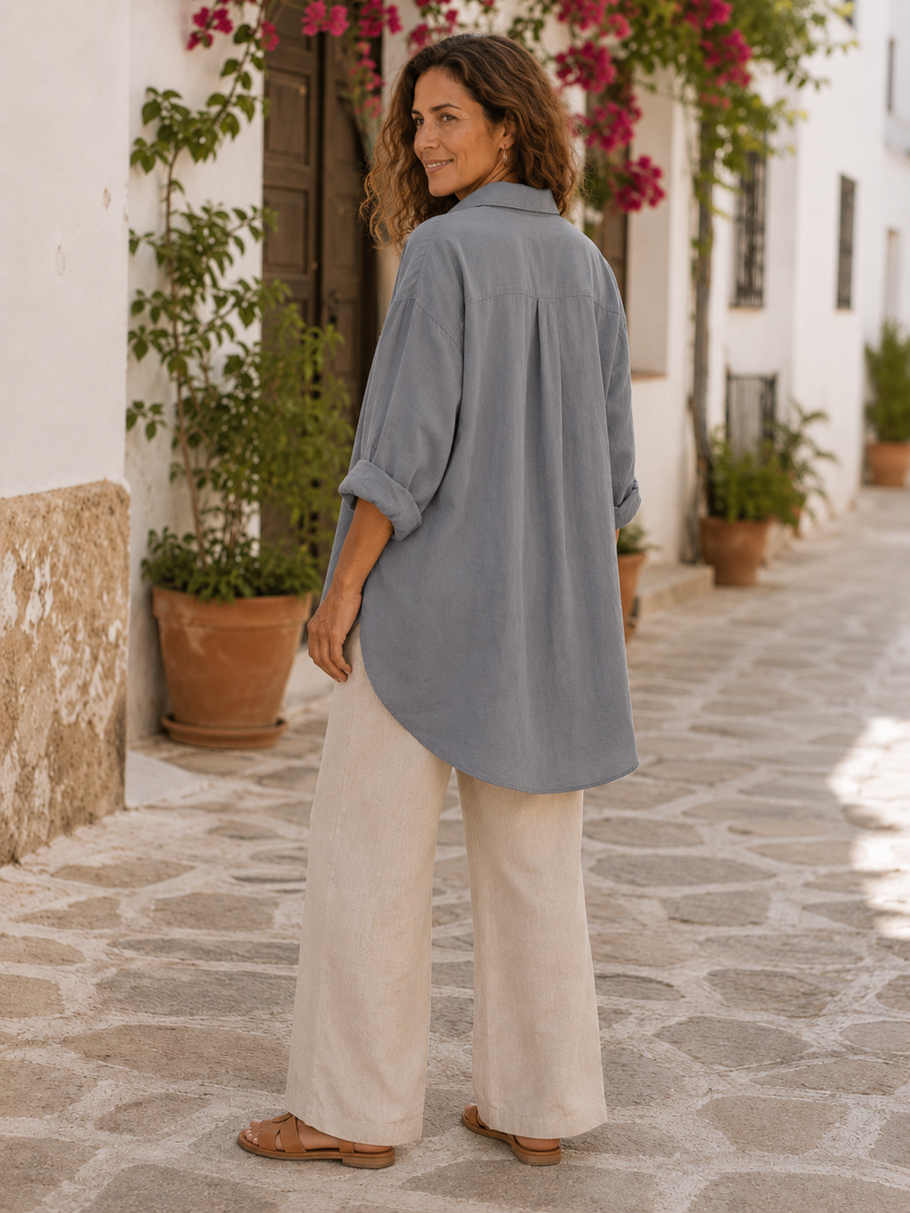 Alba - Camisa Holgada Favorecedora