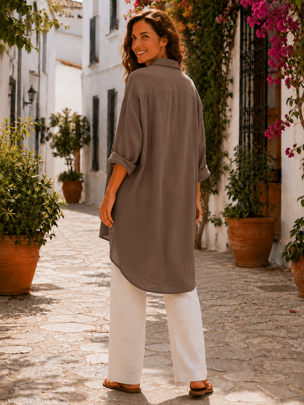 Alba - Camisa Holgada Favorecedora