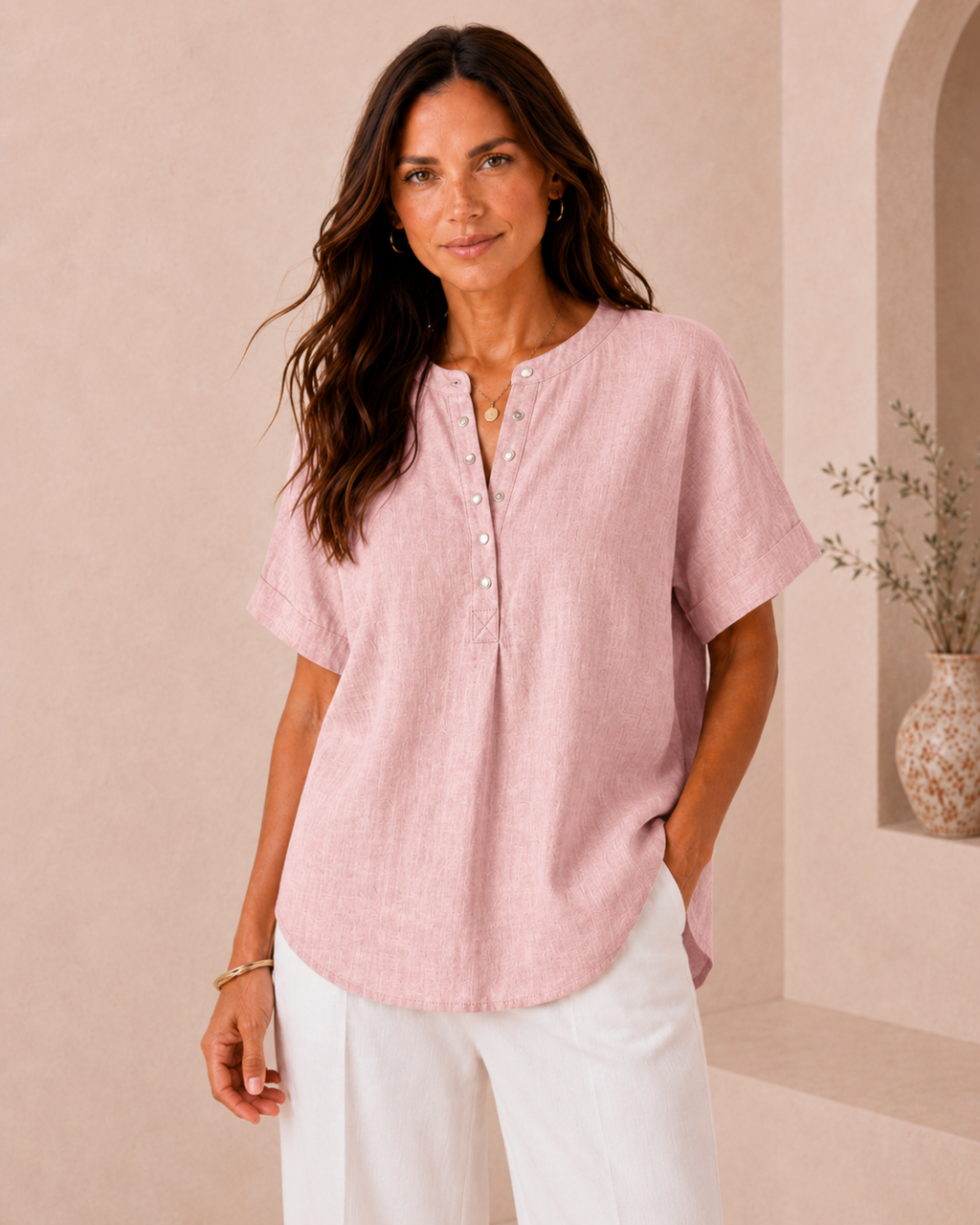 Alejandra - Blusa Favorecedora Versátil