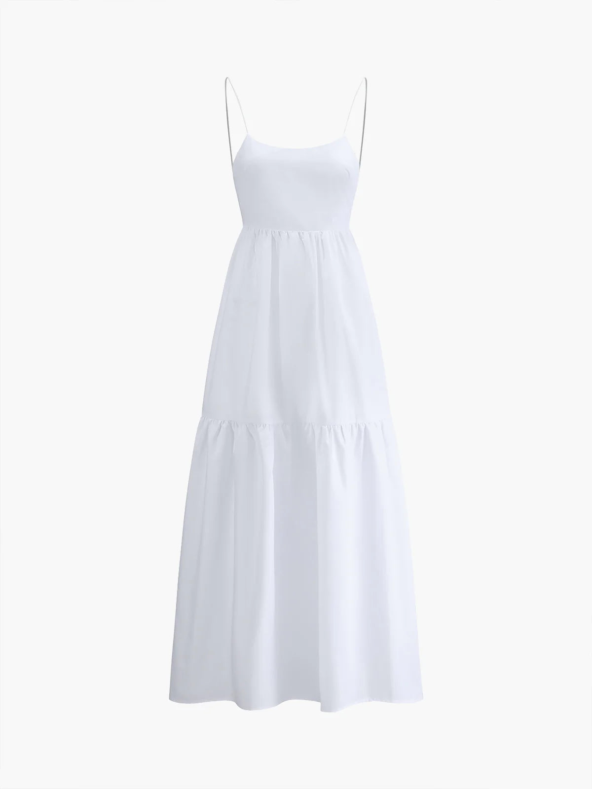 Lucía - Vestido largo liso espalda descubierta