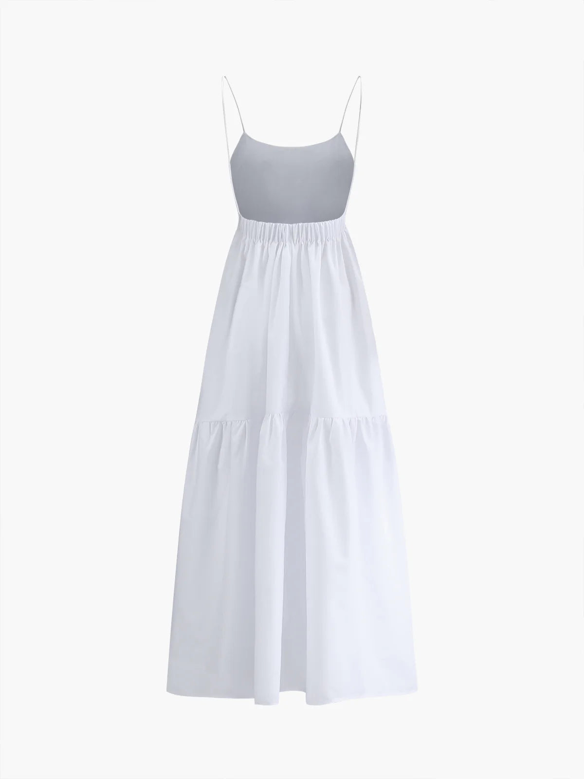 Lucía - Vestido largo liso espalda descubierta