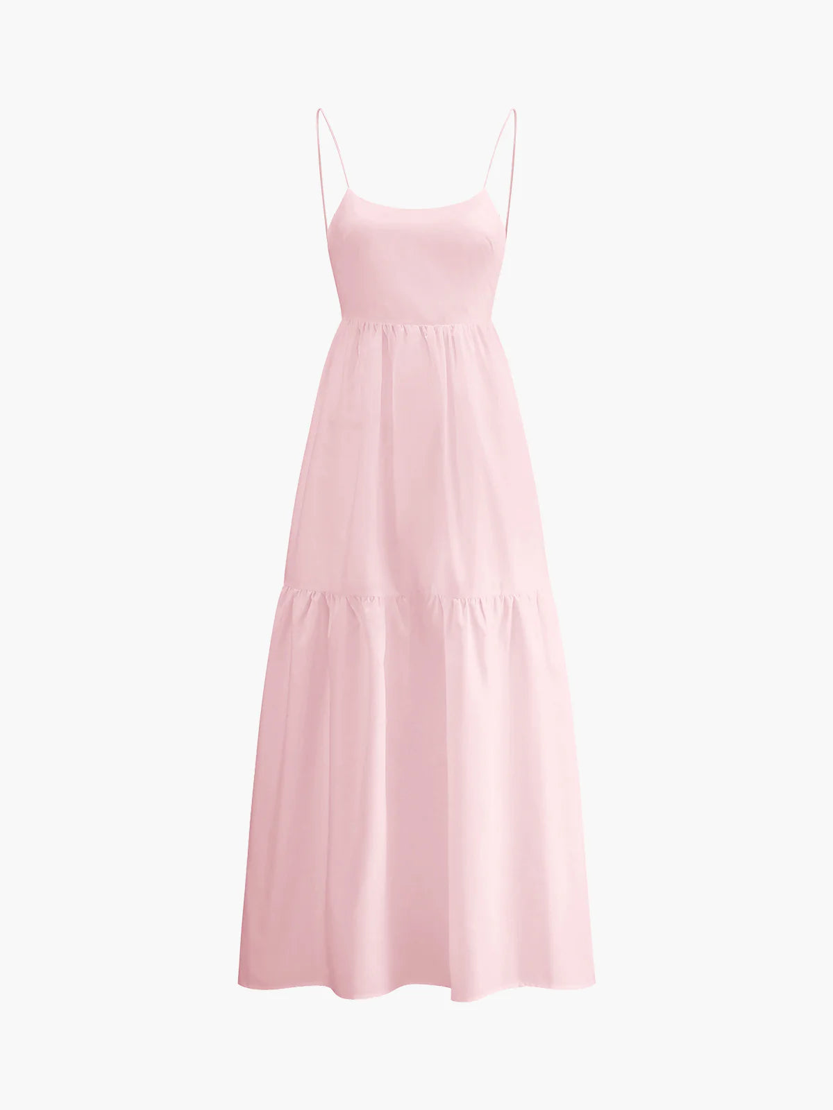 Lucía - Vestido largo liso espalda descubierta