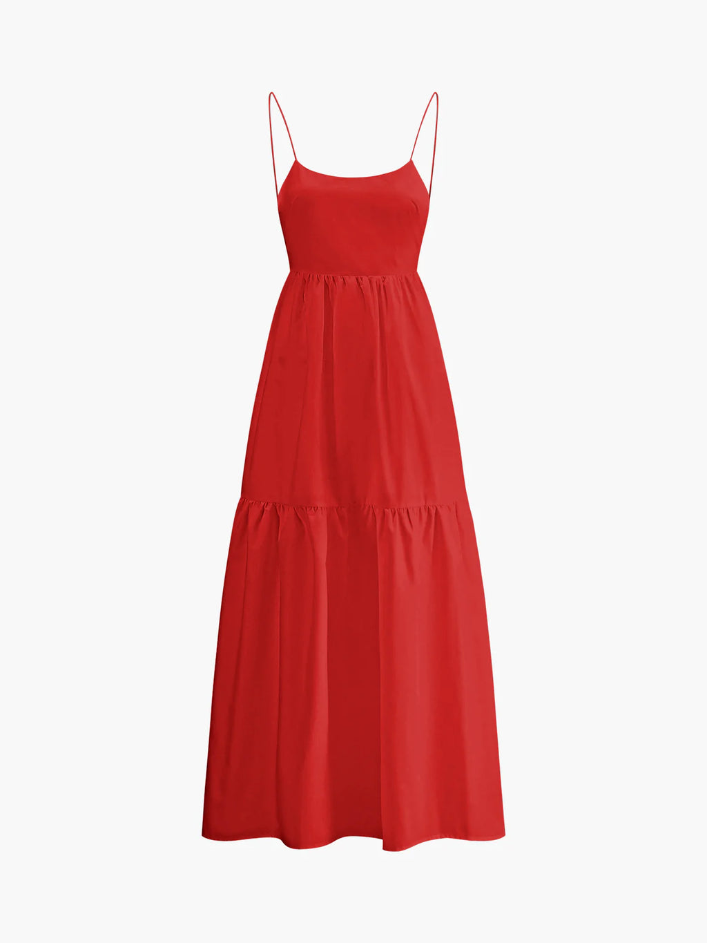 Lucía - Vestido largo liso espalda descubierta