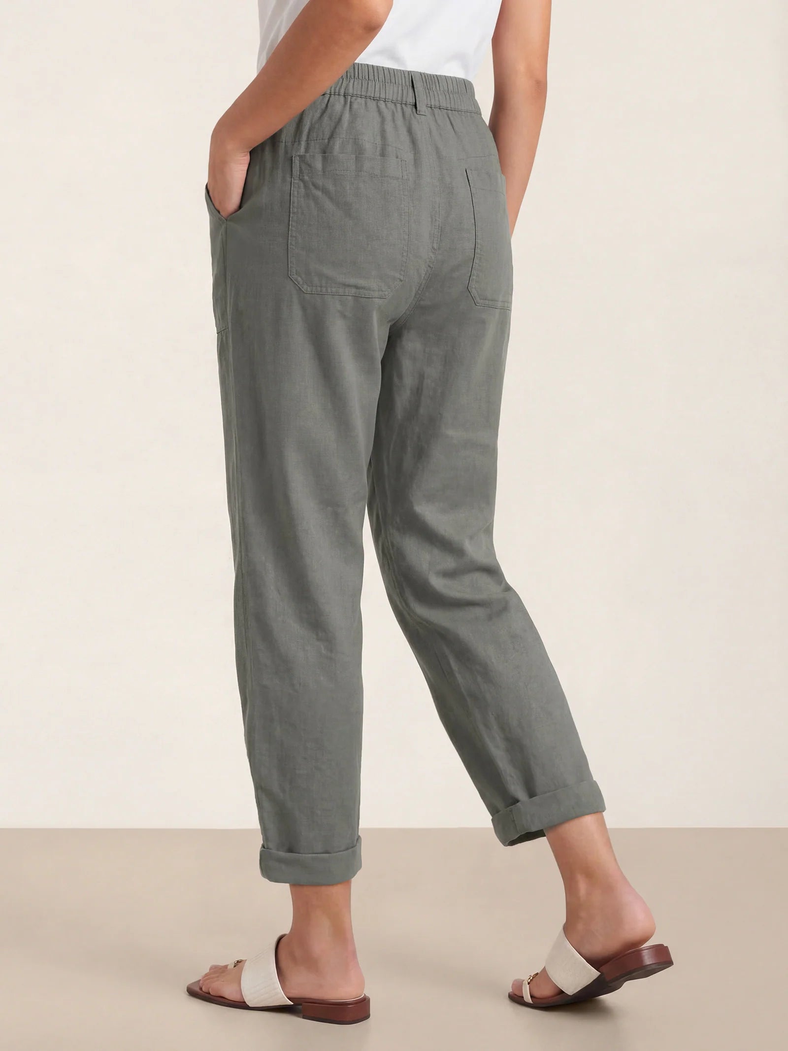 Heidi - Pantalones de Lino Favorecedores