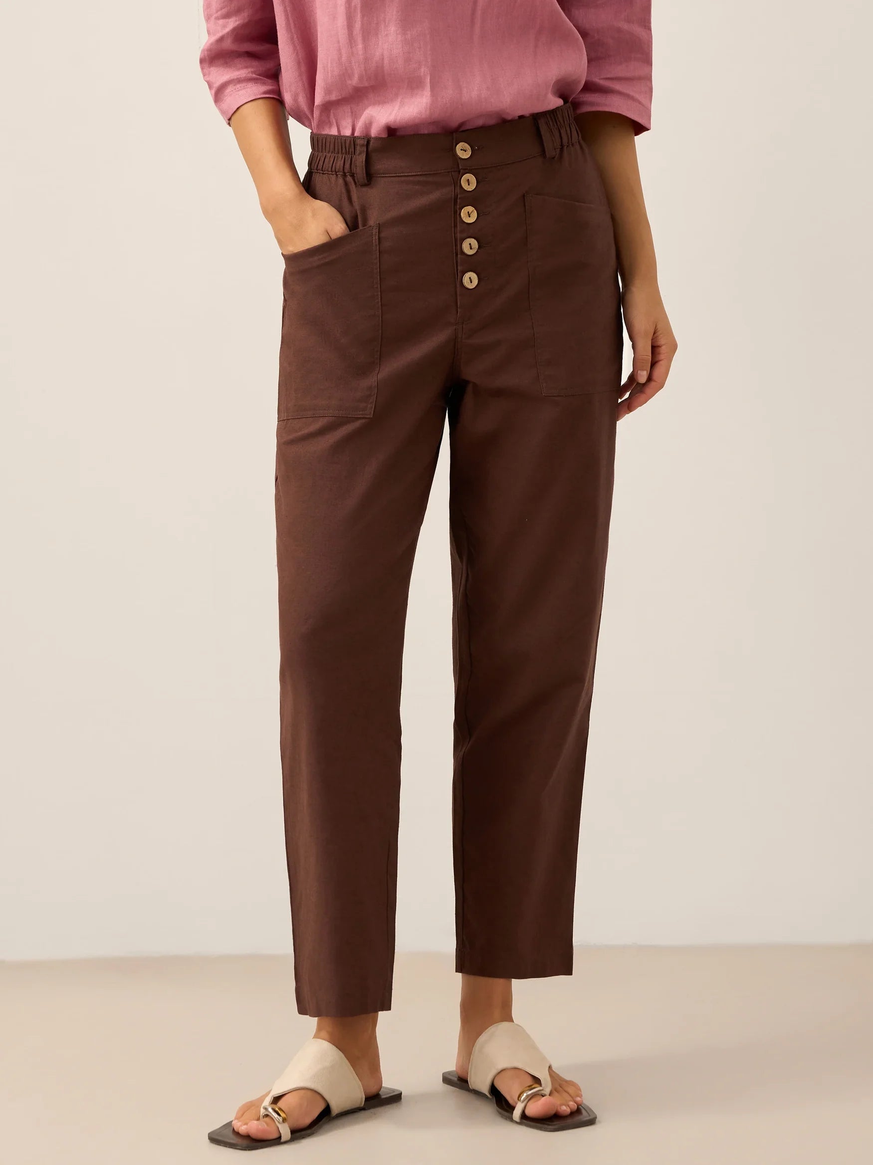 Heidi - Pantalones de Lino Favorecedores