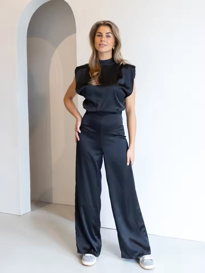 Ángeles - Mono elegante versátil favorecedor satinado