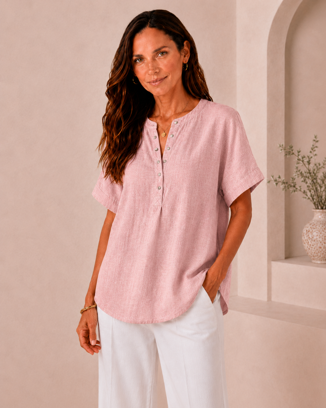 Alejandra - Blusa Favorecedora Versátil