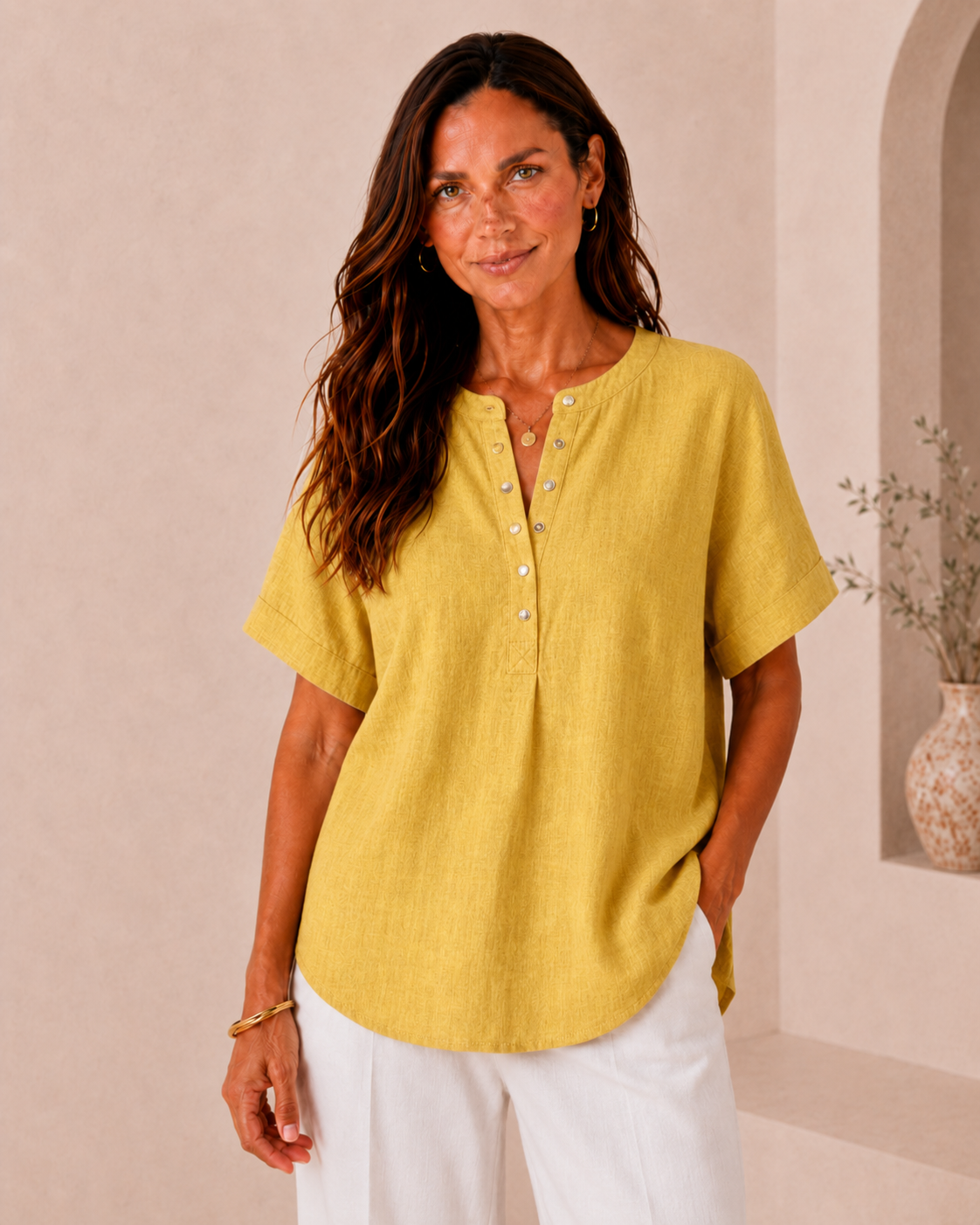 Alejandra - Blusa Favorecedora Versátil