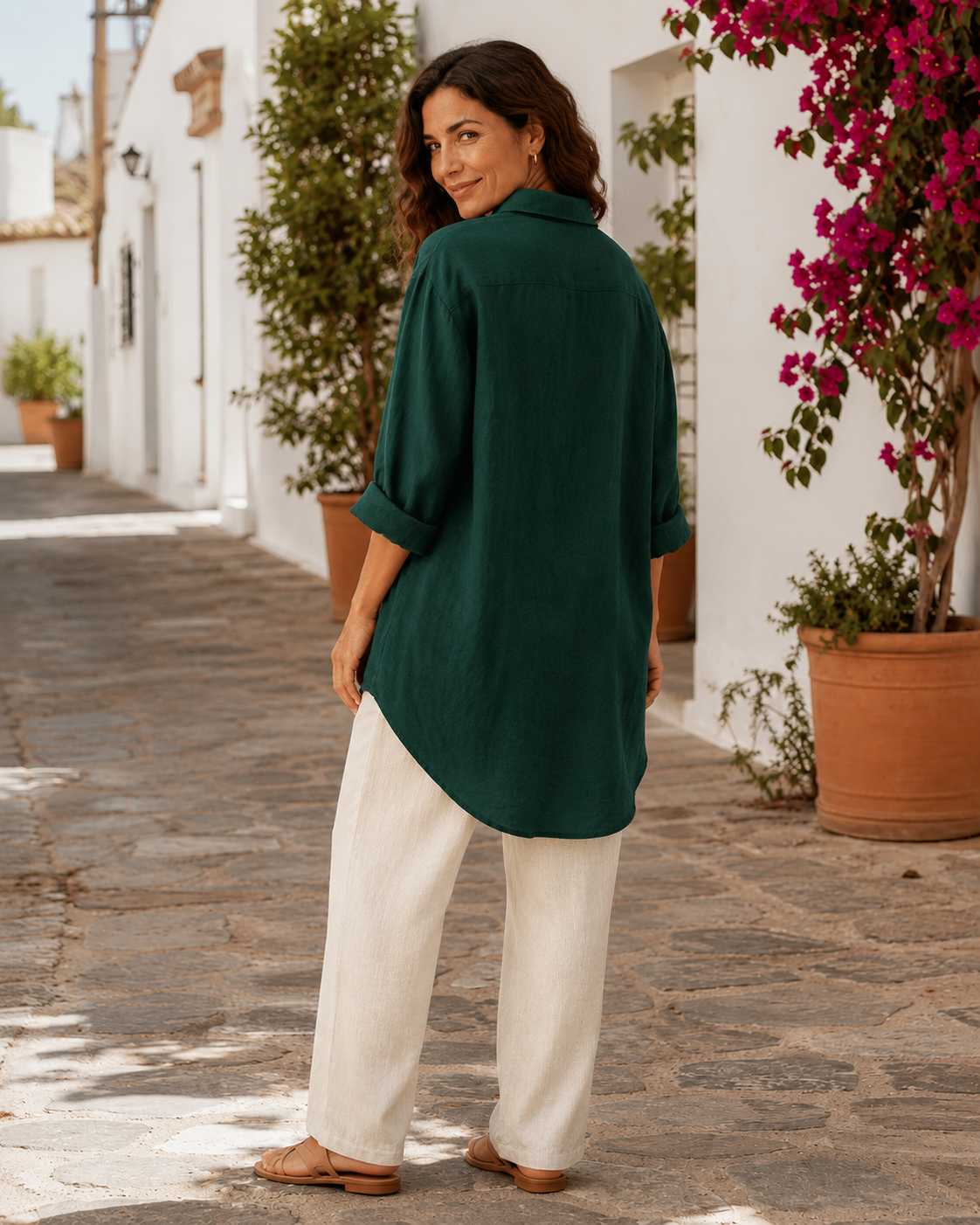 Alba - Camisa Holgada Favorecedora