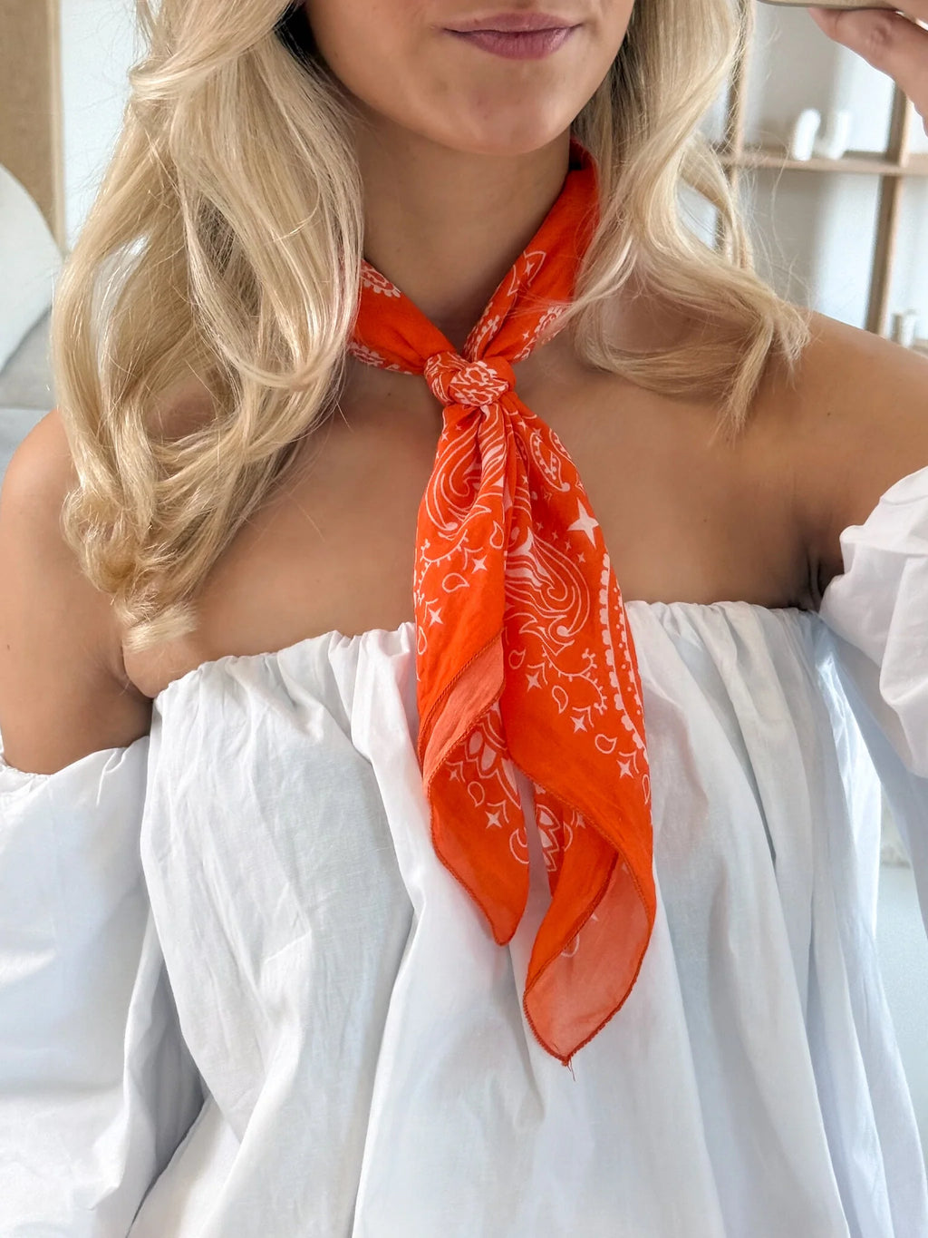 Santana - Bandana Naranja Primavera Verano