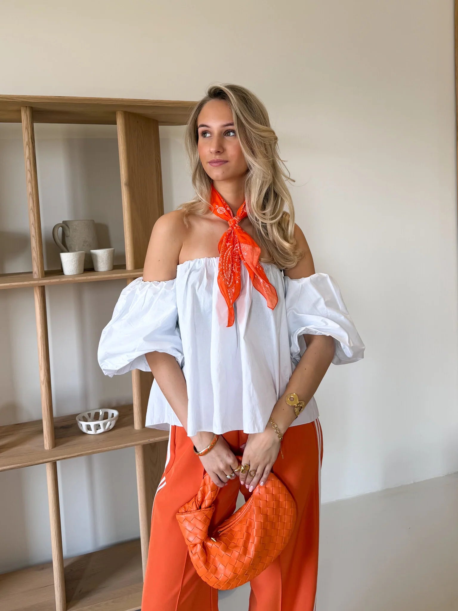 Santana - Bandana Naranja Primavera Verano