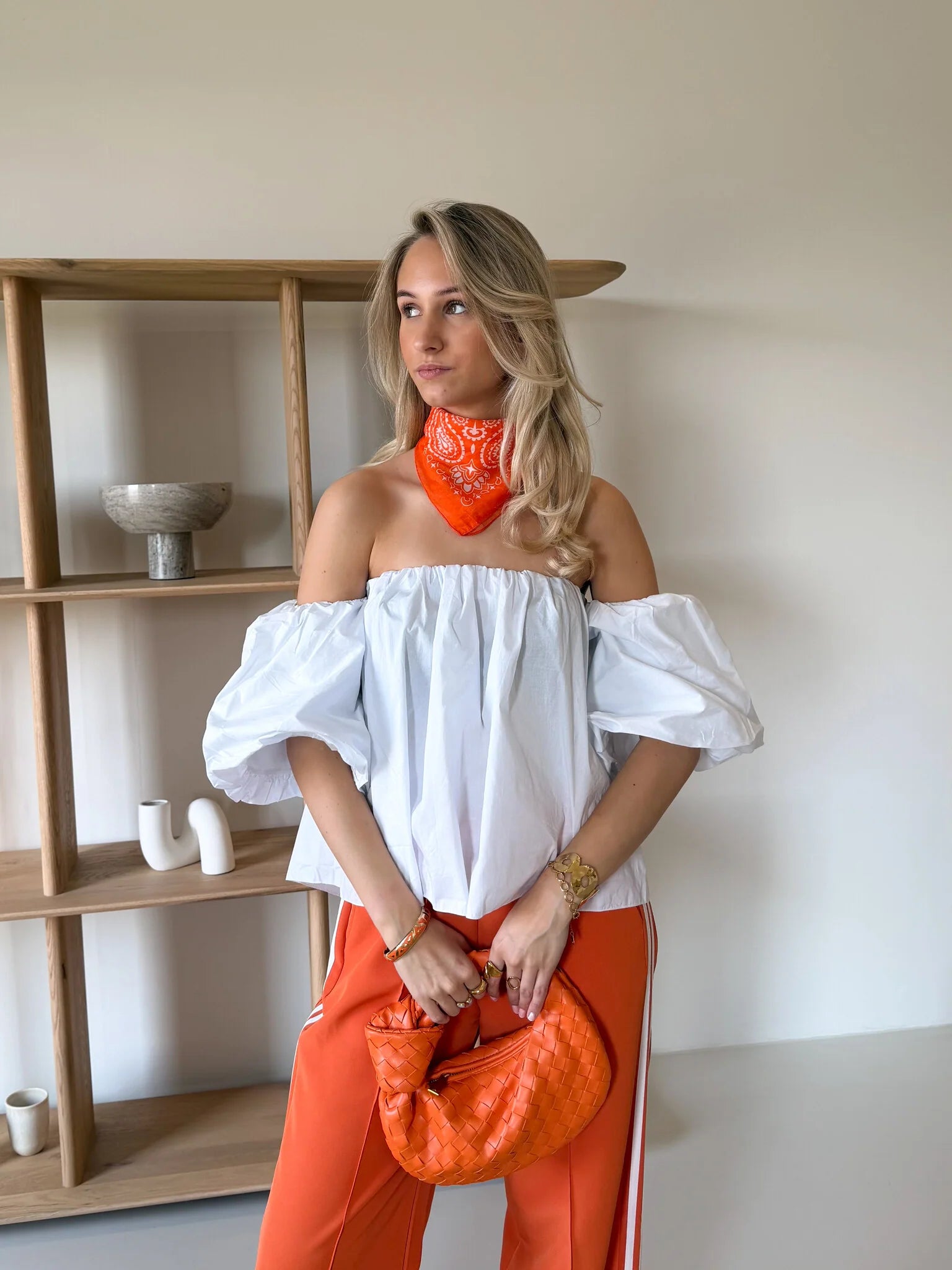 Santana - Bandana Naranja Primavera Verano