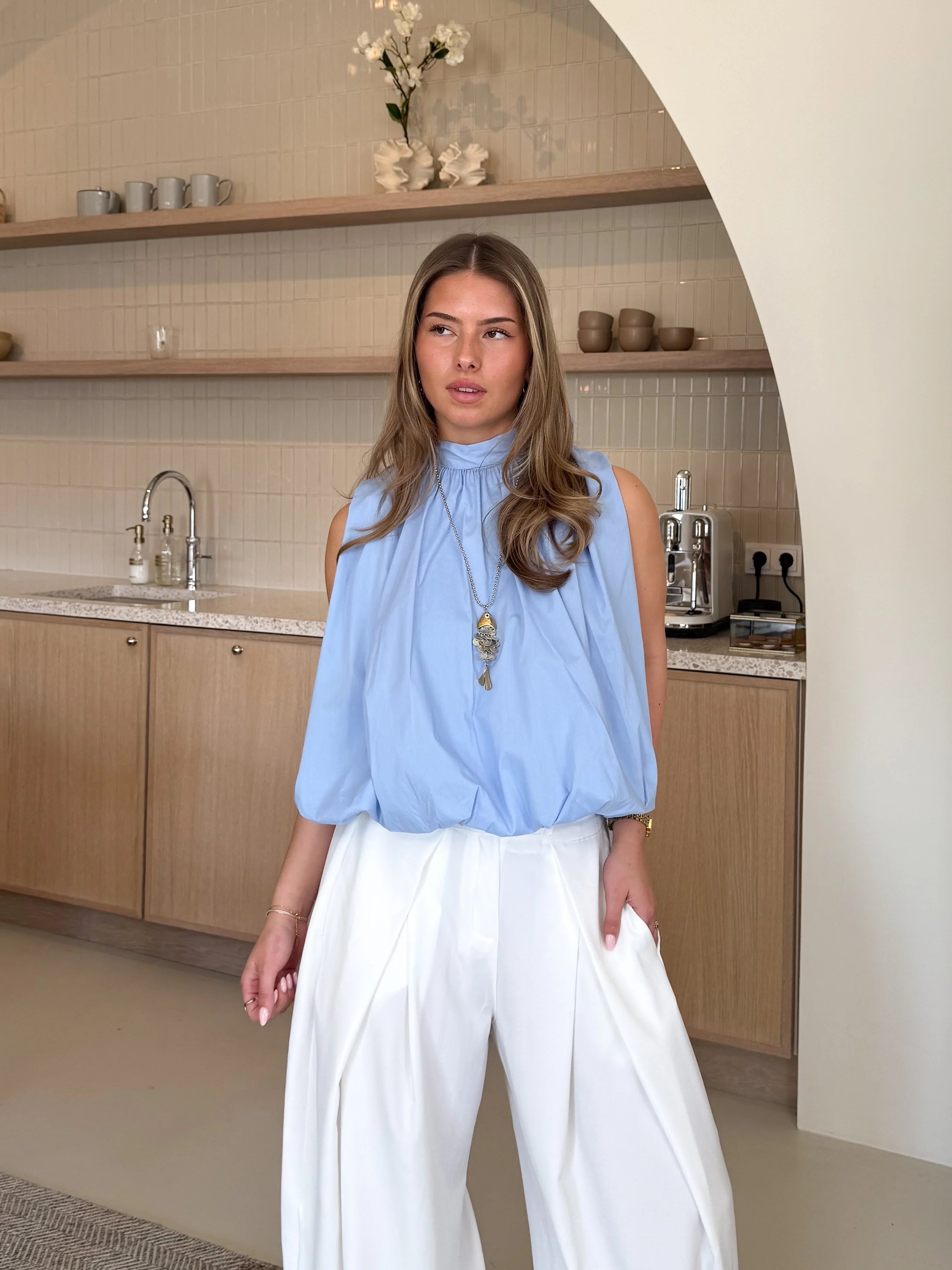 Sofía - Top Blusa Favorecedor