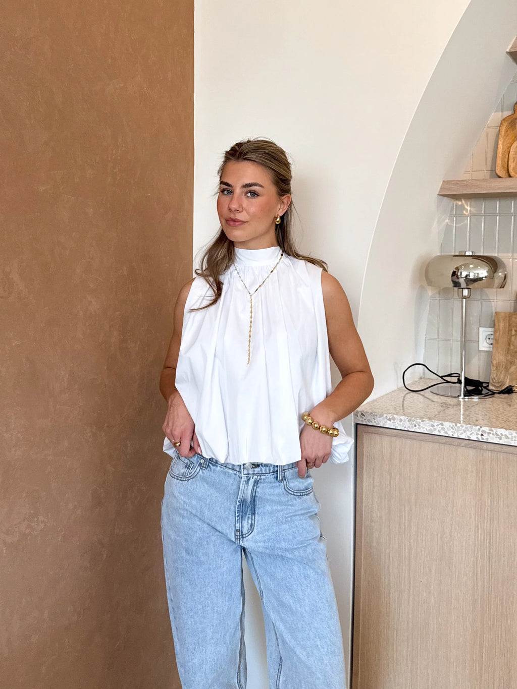Sofía - Top Blusa Favorecedor