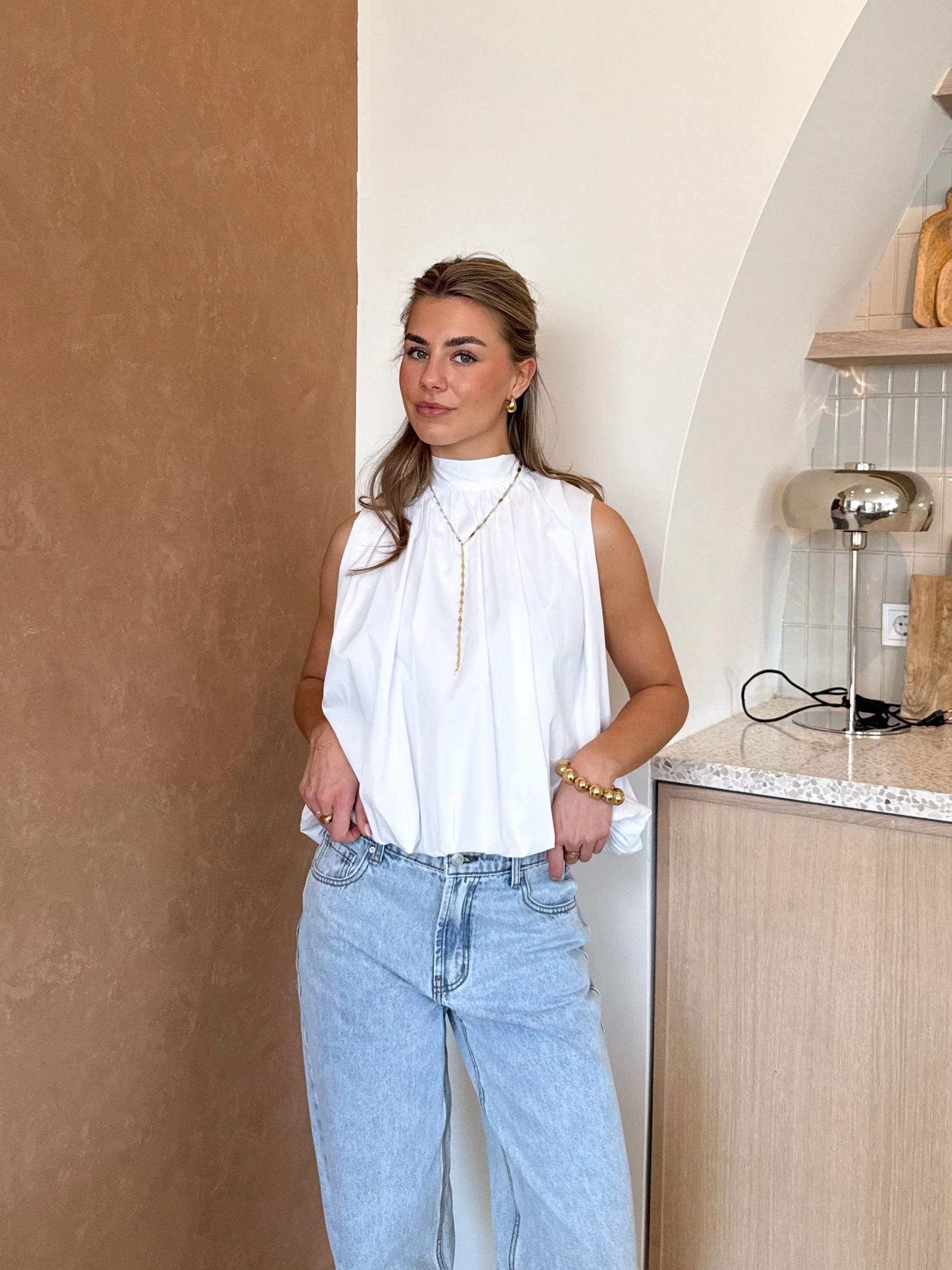 Sofía - Top Blusa Favorecedor