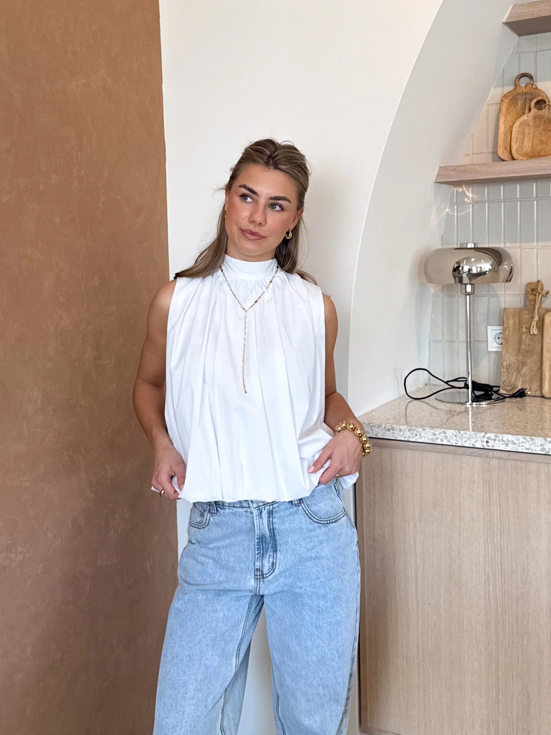 Sofía - Top Blusa Favorecedor